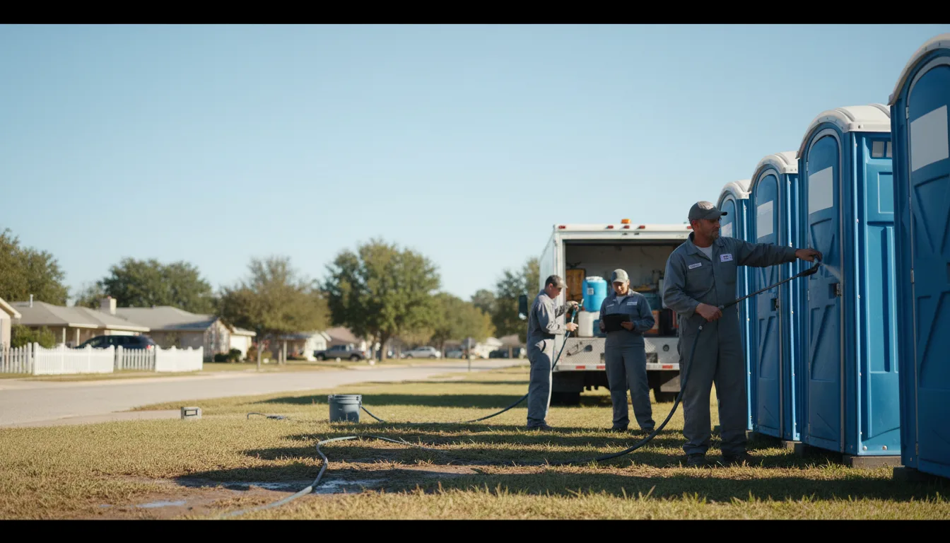 Long-Term Portable Toilet Rental in Conesville, IA near me
